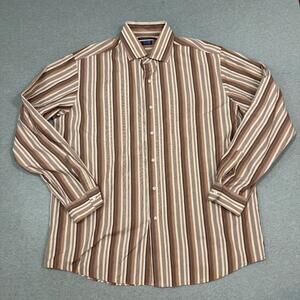 VTG Polo Ralph Lauren Shirt Mens Large Multicolor Stripe Westerton